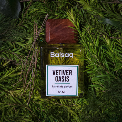 Vetiver Oasis Perfume - 50ml Extrait De Parfum - Balsaq