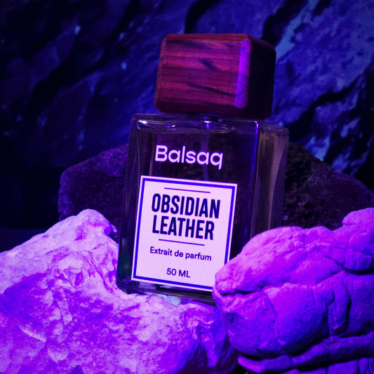 Obsidian Leather Perfume - 50ml Extrait De Parfum - Balsaq