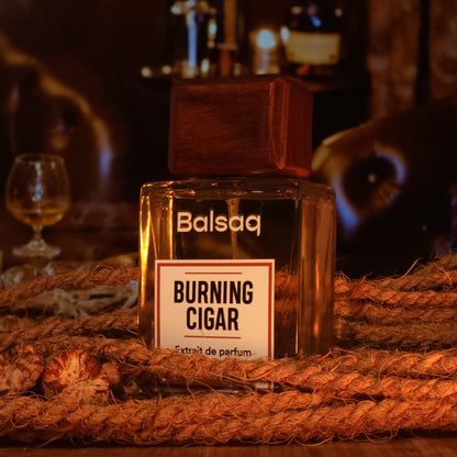 Burning Cigar Perfume - 50ml Extrait De Parfum - Balsaq