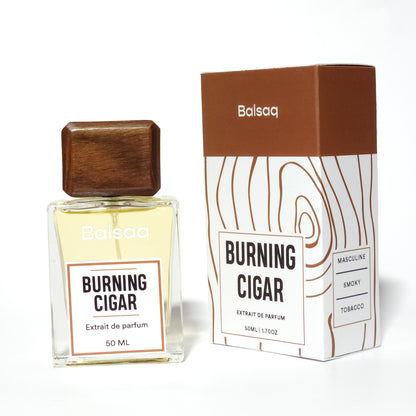 Burning Cigar Perfume - 50ml Extrait De Parfum - Balsaq