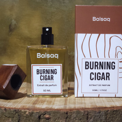 Burning Cigar Perfume - 50ml Extrait De Parfum - Balsaq