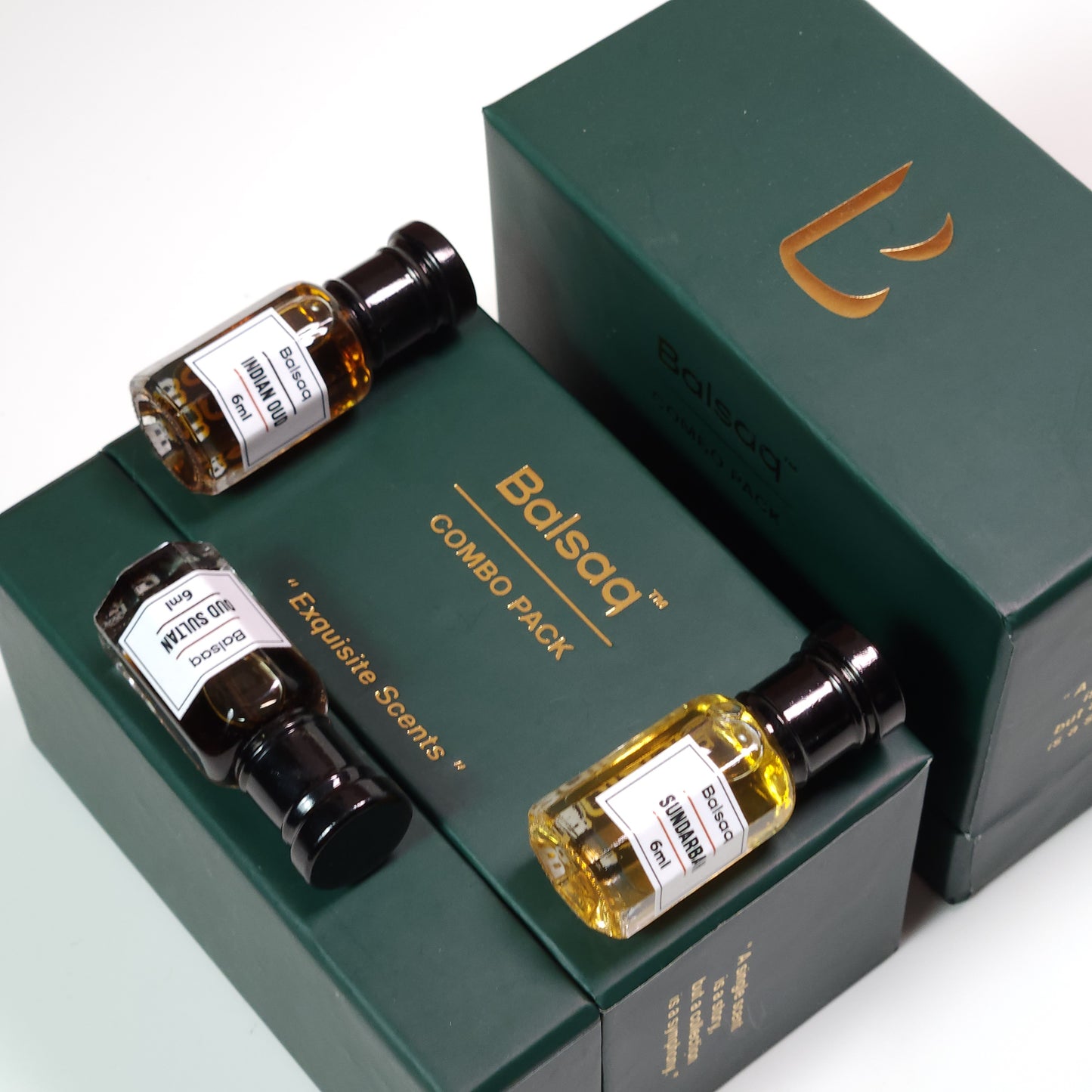 Oud Attars Combo Set - Pack of 3 | Indian Oud | Oud Sultan | Sundarban