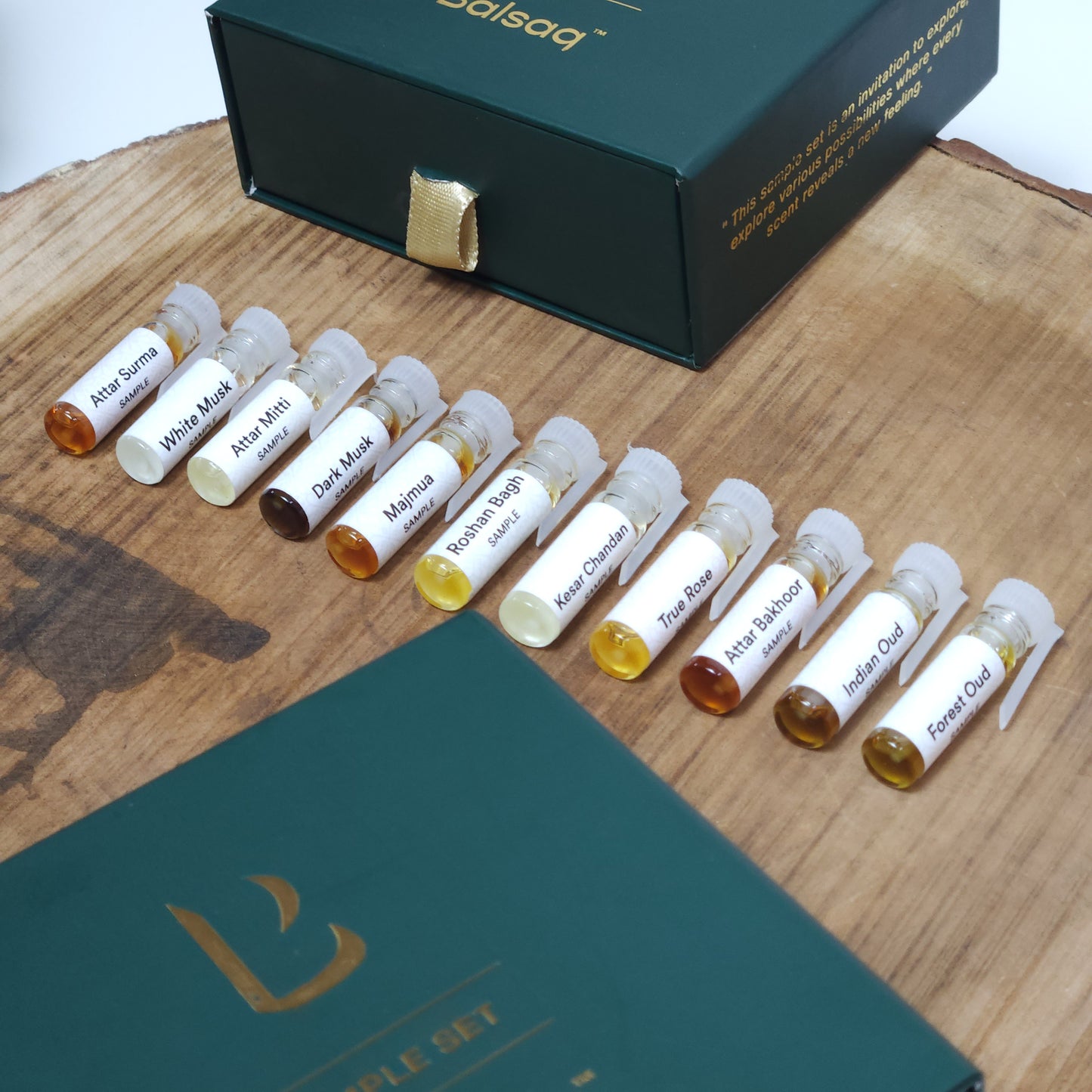 Pack of 11 | 1ml each | - Attar Samples set of Balsaq - SET 1